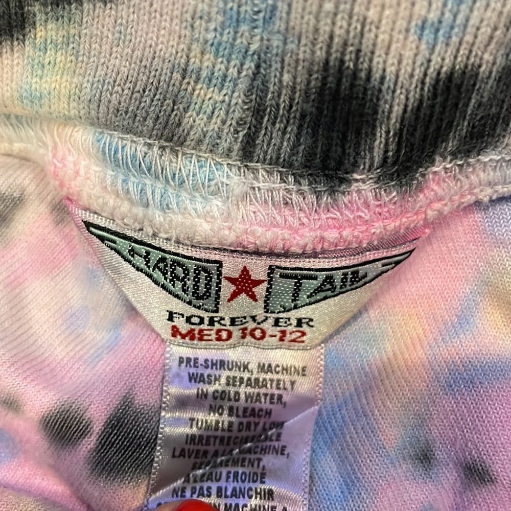Hard Tail Girls Multi Color Terry Drawstring Shorts - Picture 5 of 7